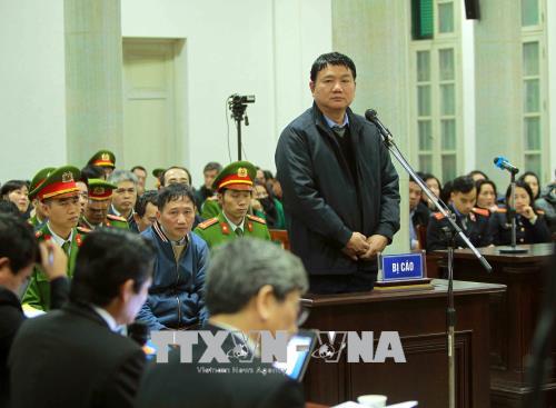 Phiên xét xử chiều 9/1: Trịnh Xuân Thanh phủ nhận hành vi tham ô tài sản